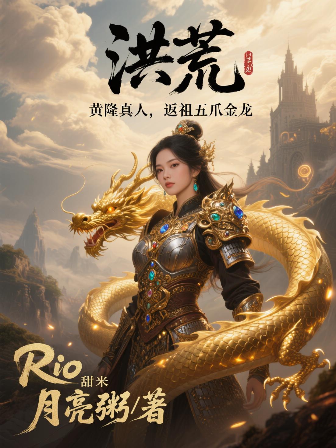 洪荒:黄隆真人,返祖五爪金龙